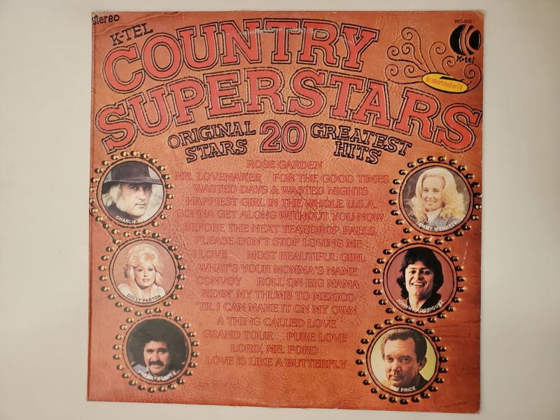 Various Artists Country Superstars: Original Stars 20 Greatest Hits vinyl record